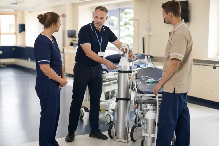 Medical Gas Cylinder Safety for Porters and Nurses Identification, Handling, Clinical Use and Emergency Response